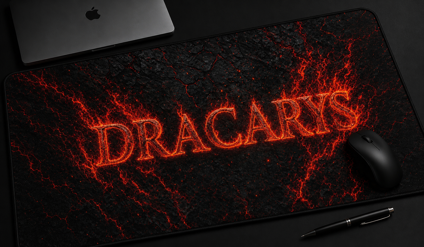 Dragon Fantasy Desk Mat Collection | Fire & Ember Gaming Mat