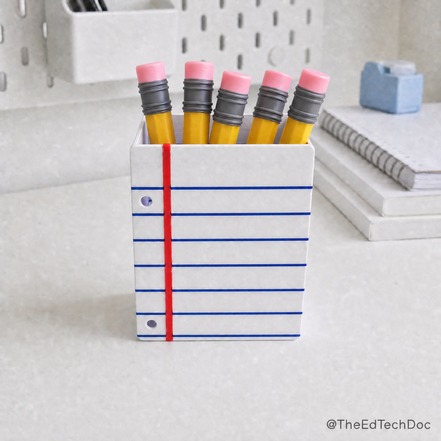 3D Pencil Holder | Looseleaf Style