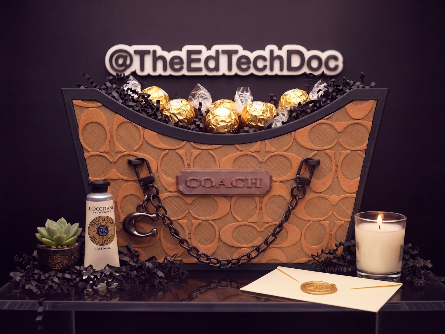 3D Luxury Designer Inspired Tote Gift Basket | The Signature Collection