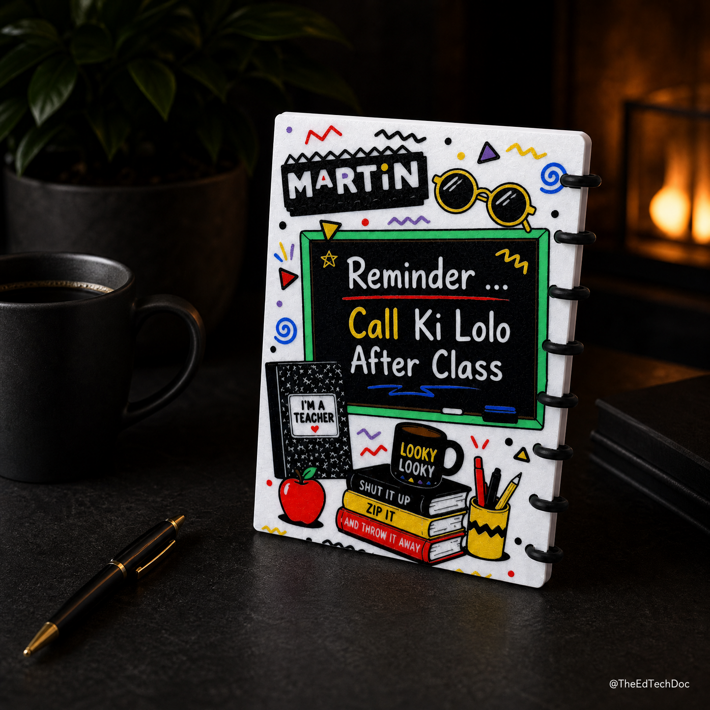 Oh My Goodness Refillable Notebook | Ring-Bound Journal