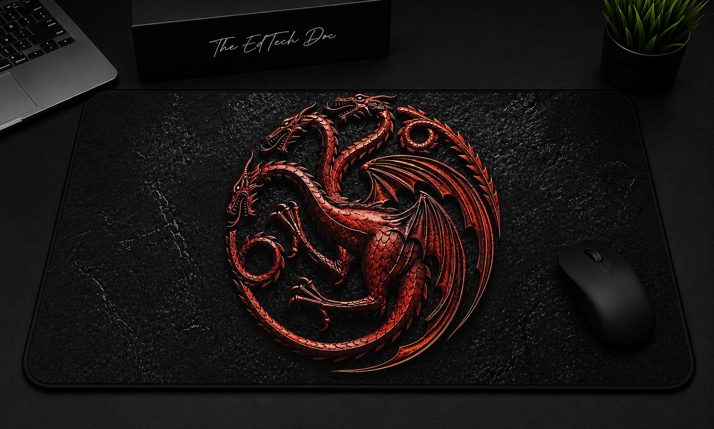 Dragon Fantasy DeskMat | Gothic Gaming Mat