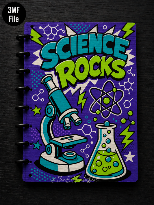 Science Teacher Discbound Notebook | 3MF File