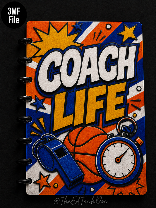 PE Teacher Discbound Notebook | 3MF File