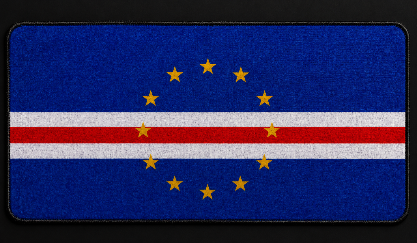 Cape Verde Flag Desk Mat | Cabo Verde Gaming Mat