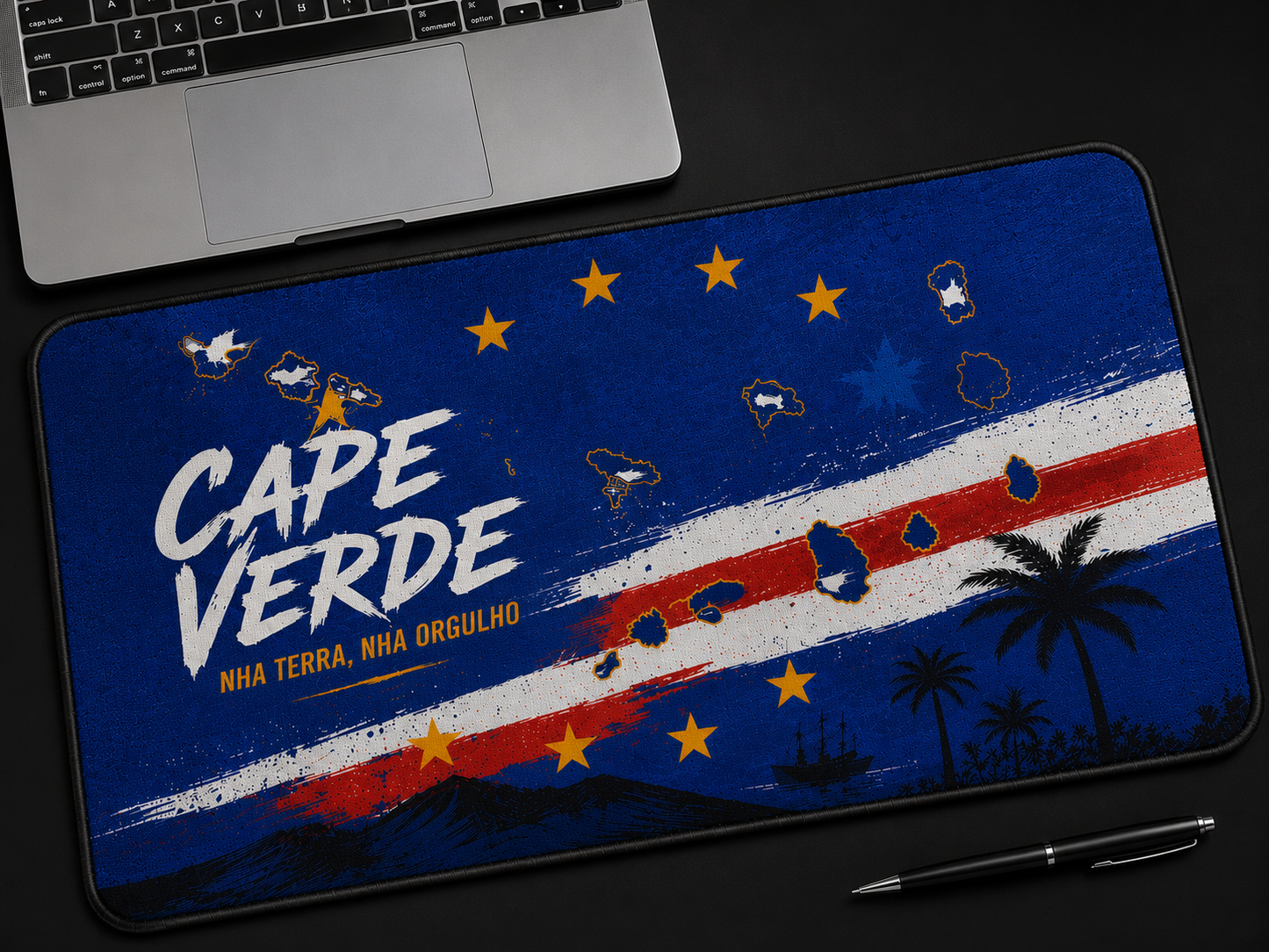 Cape Verde Desk Mat | Nha Terra Nha Orgulho Gaming Mat