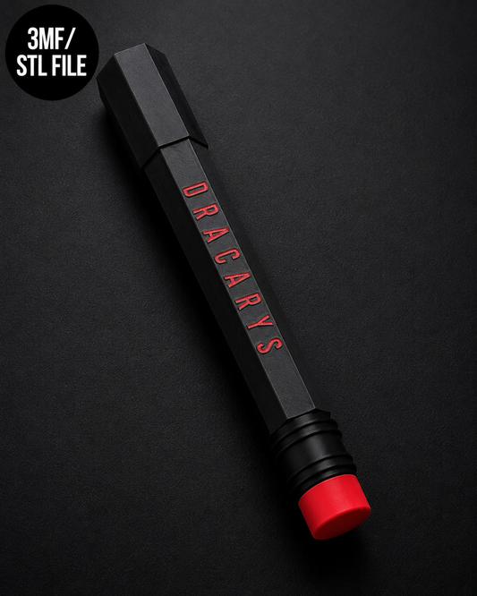 Dragon Fantasy 3D Pencil Pen 3MF/STL File