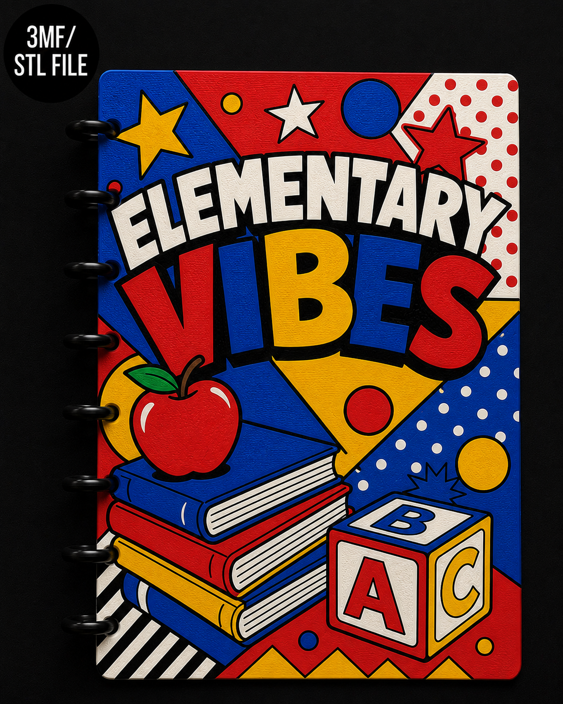 Elementary Teacher Discbound Notebook | 3MF File