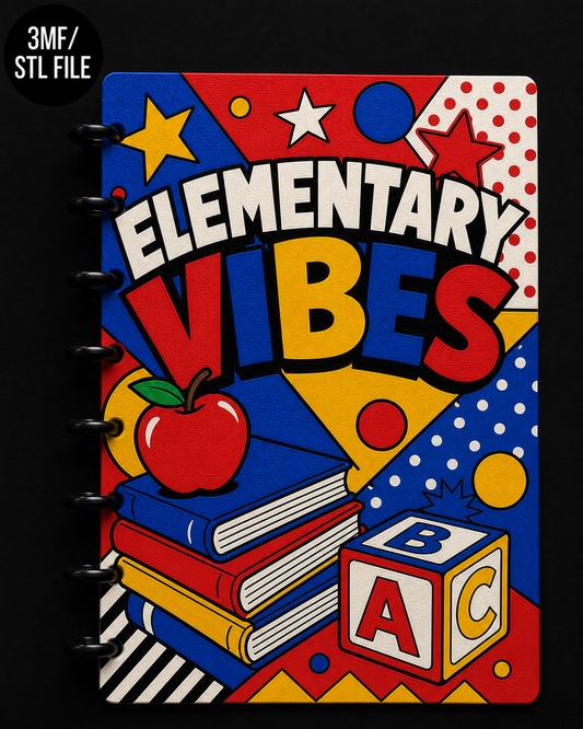 Elementary Teacher Discbound Notebook | 3MF File