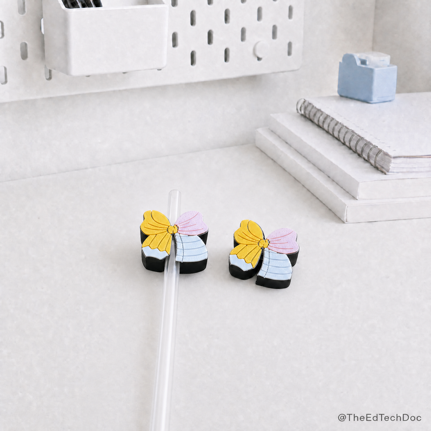 3D Teacher Straw Toppers | Multiple Designs