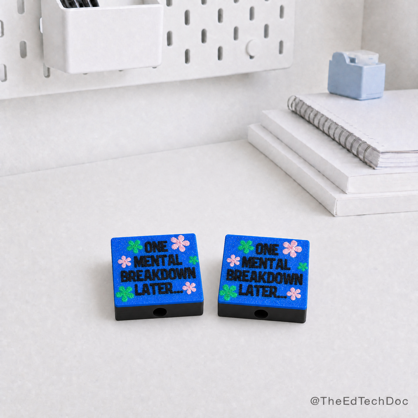 3D Teacher Straw Toppers | Multiple Designs