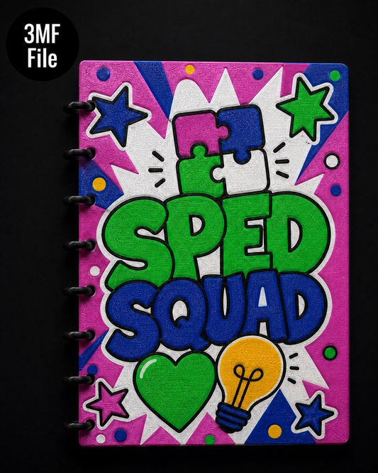 SPED Teacher Discbound Notebook | 3MF File