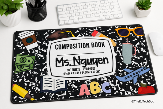 Personalized Teacher DeskMats