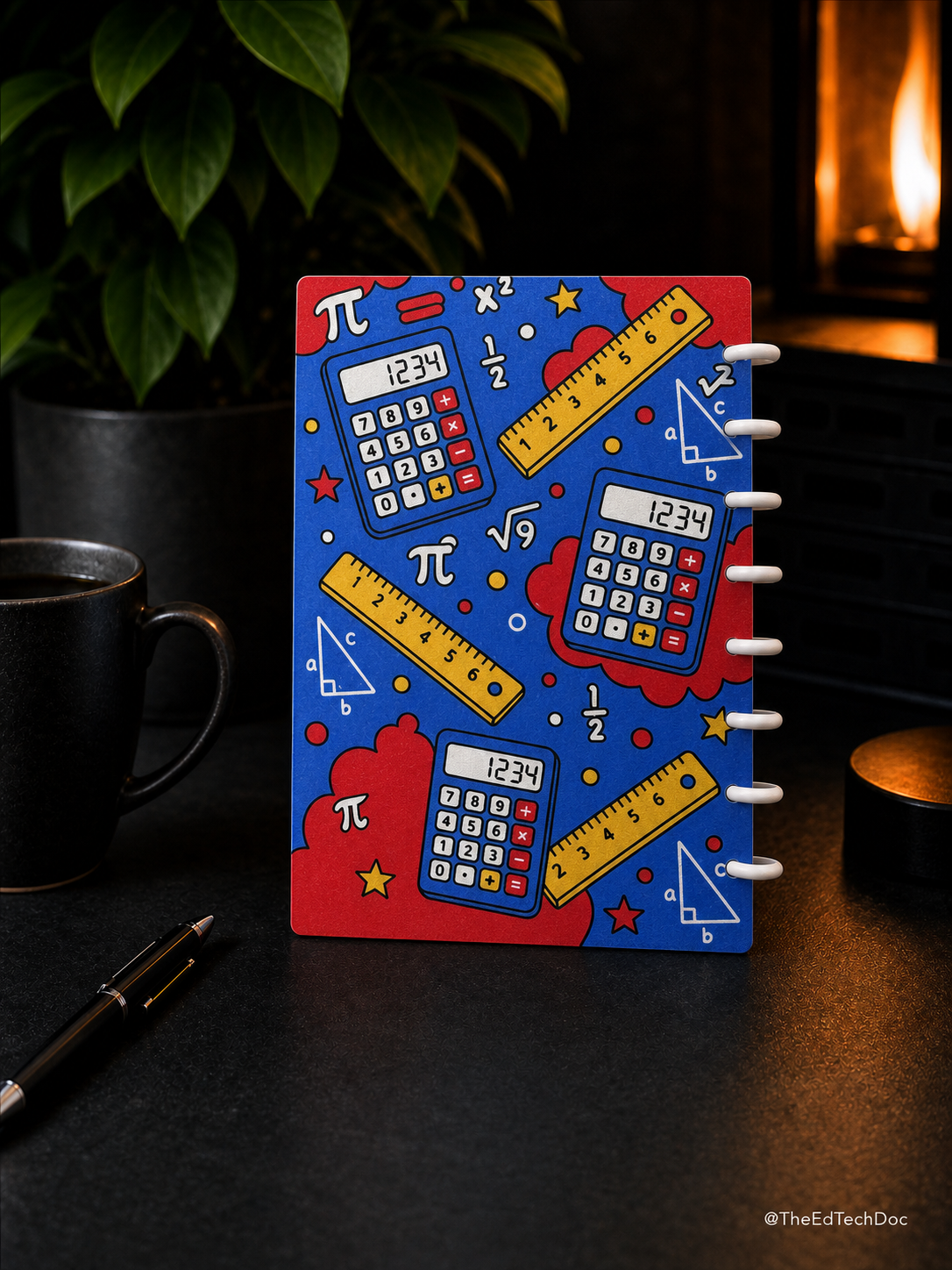 Math Teacher Refillable Notebook | Ring Bound Journal