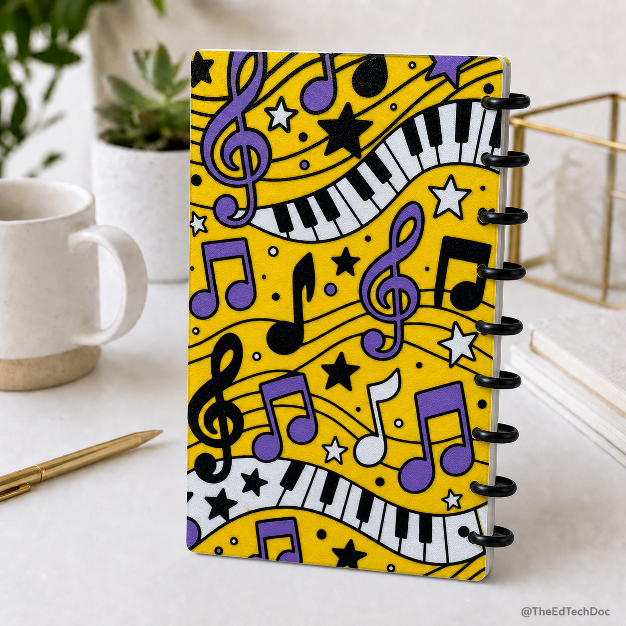 Music Teacher Refillable Notebook | Ring Bound Journal