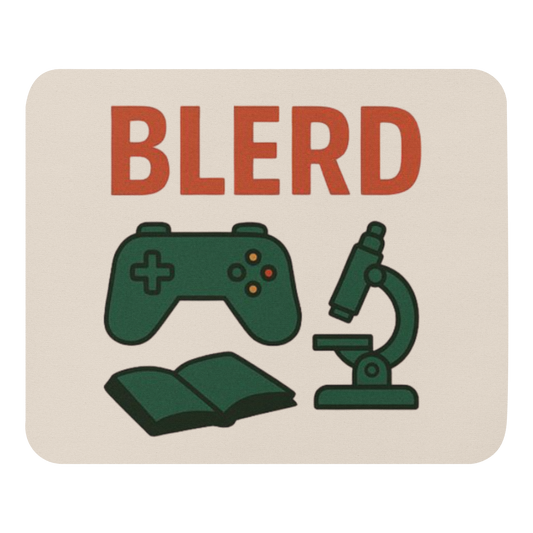 Blerds Mouse Pad - Gamer • Reader • Thinker