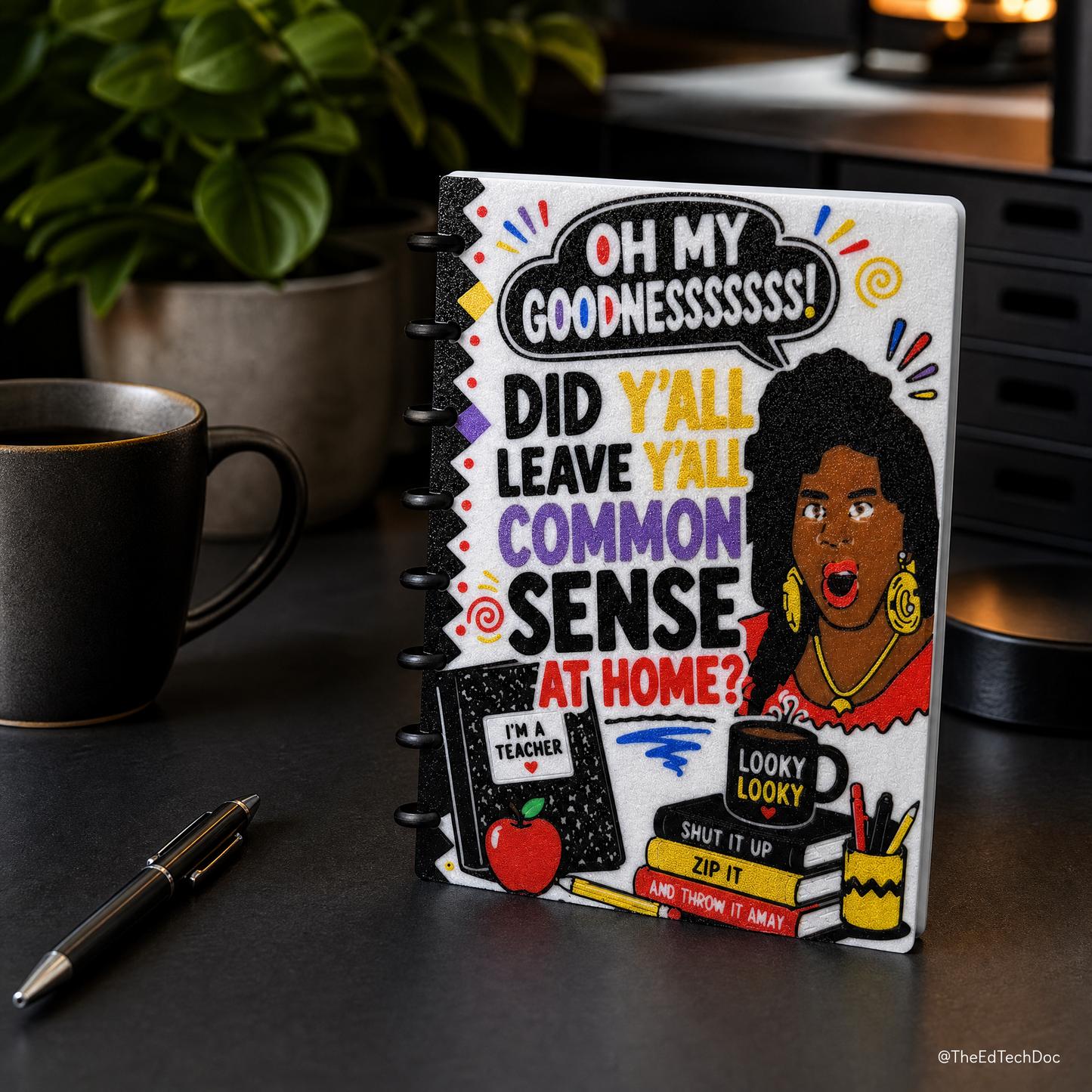 Oh My Goodness Refillable Notebook | Ring-Bound Journal