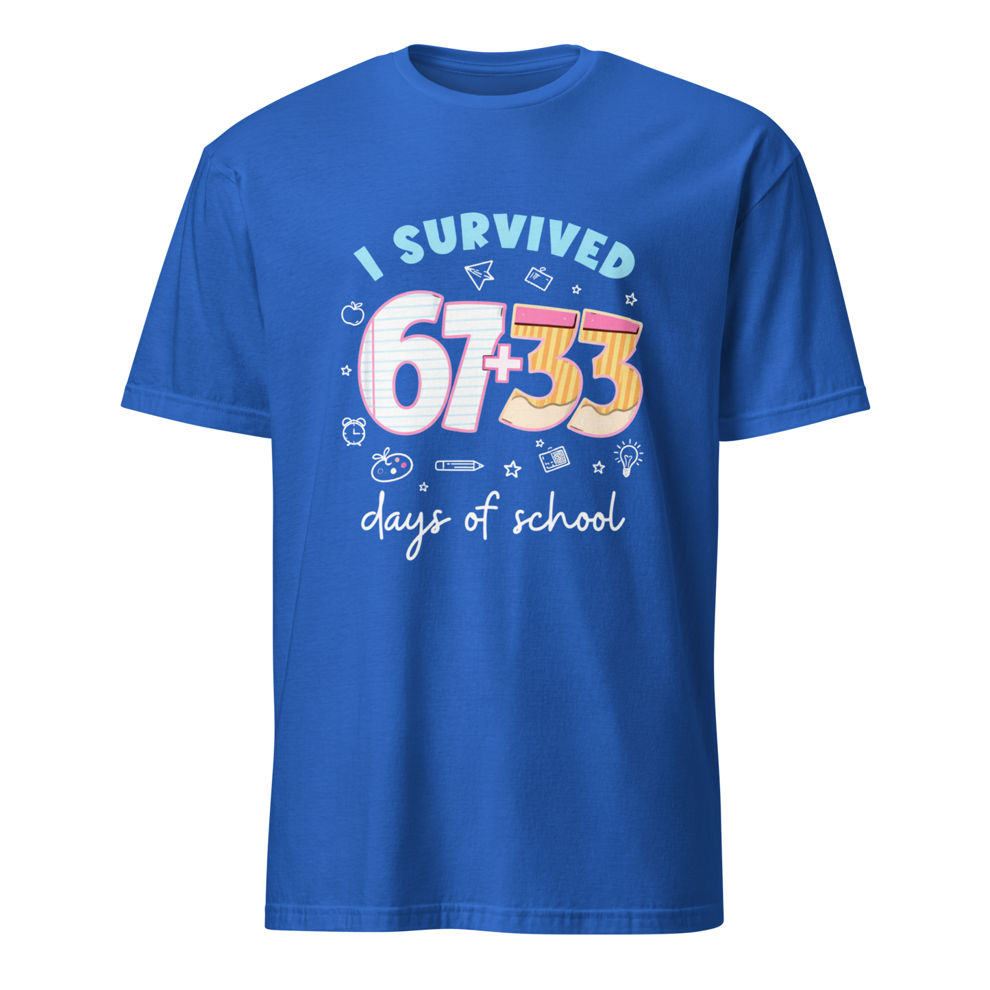I Survived 100 Days of School Unisex T-Shirt (Style 3)